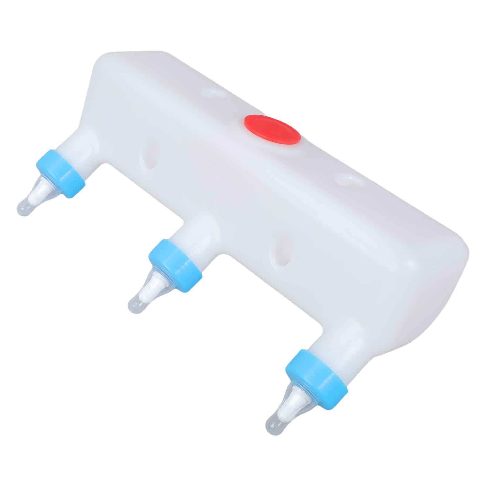 

Пластиковая бутылочка для кормления сельскохозяйственных животных 3 соски для кормления Подвесная система Поросята Телята Дозатор молока