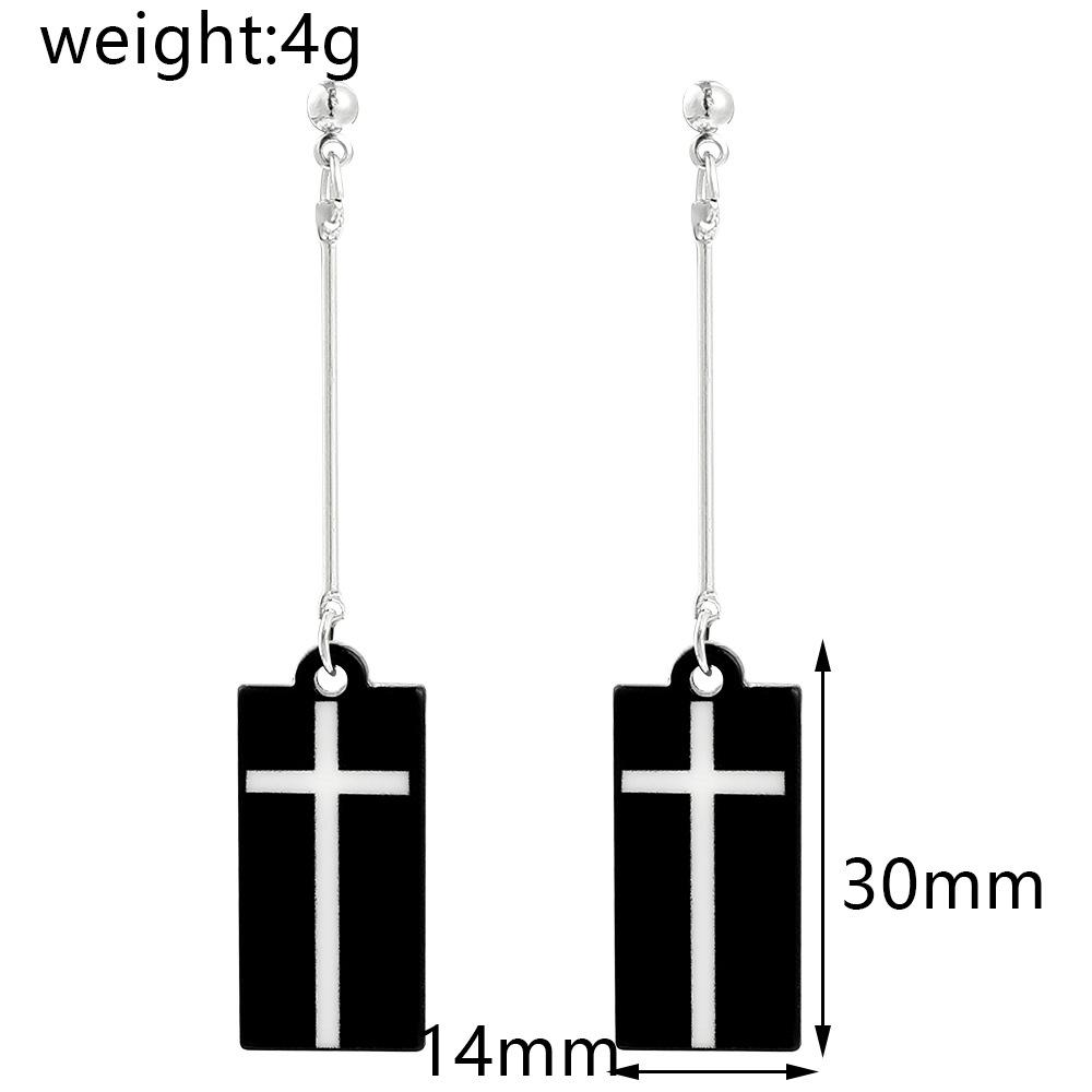 Anime Acrylic Pendant Dangle Earrings Cosplay Props for Women Men Jewelry Accessories