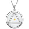 Simple Minimalist Stainless Steel Geometric Pendant Necklace For Women