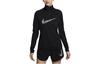 T Shirts Women's Black Stand Collar Moderate Straight Fit FN2637-010