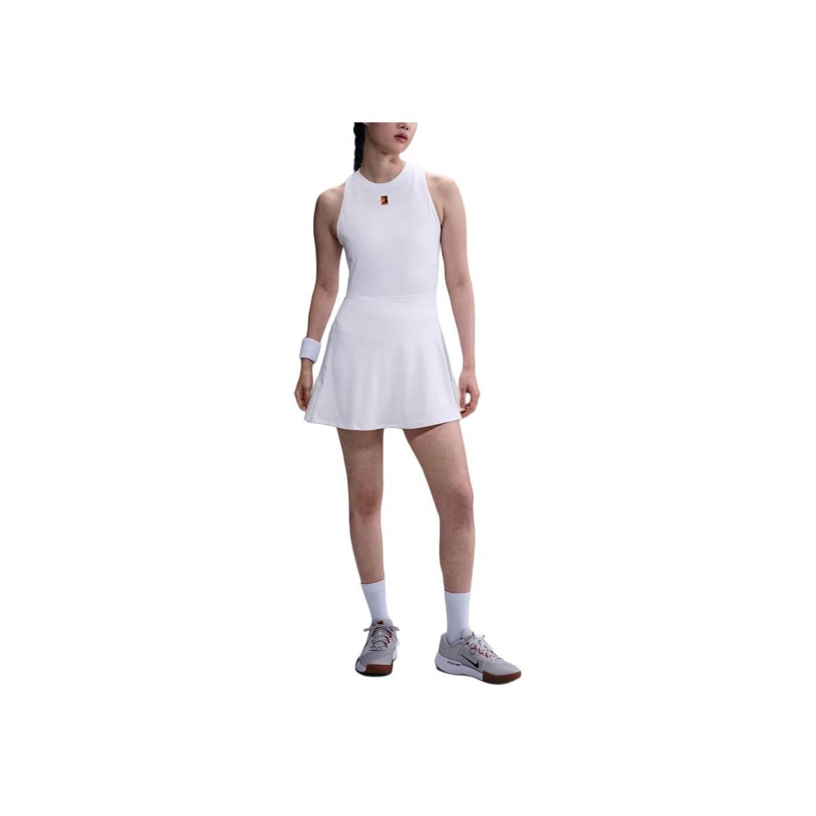 

Nike Court Slam SS25 Dri-FIT Comfortable Casual Quick-Dry Sleeveless Dress Women dresses FZ6747-100 M