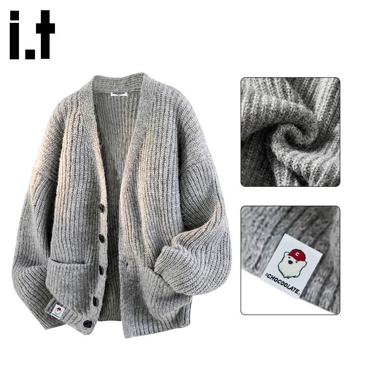 

CHOCOOLATEit Men s V-Neck Winter Cardigan Sweater XL