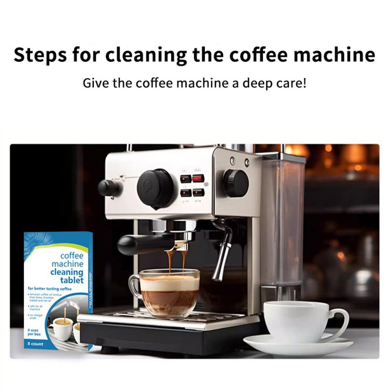 Espresso Machine Cleaning Tablets Descaling-Backflush Oil Remover Solution Cleaner Clean Tablet,Special Cleaning Pill For Coffee