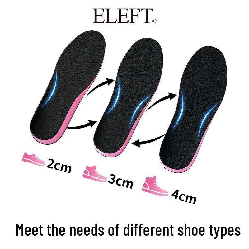 eleft Women s Invisible Height Increasing Insoles