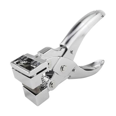 Professional T-Shape Hole Puncher 10 Sheets Capacity Zinc Alloy Punching Pliers For Paper PVC Laminated Film Document