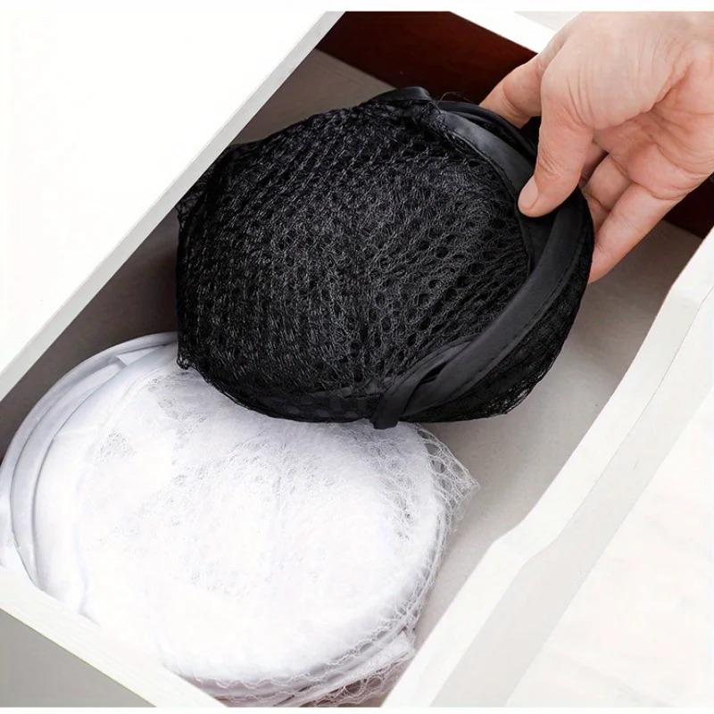 Foldable Laundry Basket Large Capacity Dirty Clothes Hamper Mesh Washing Bin Portable Clothes Storage Organizer Bedroom Bathroom