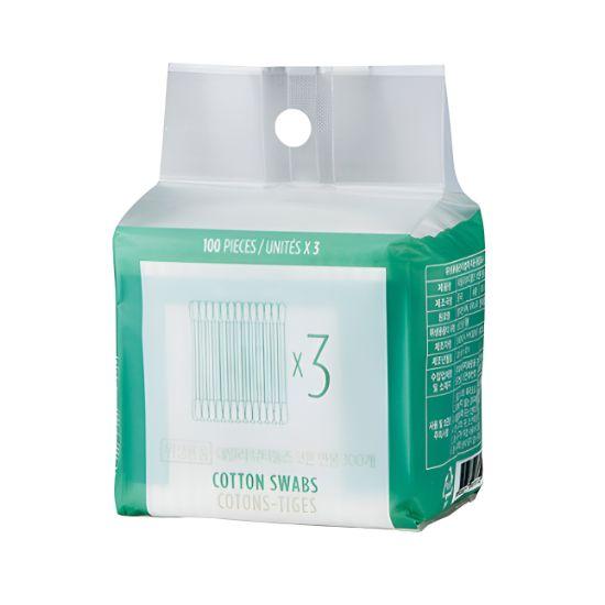 THE FACE SHOP Daily Cotton Swabs Soft Cotton Buds Makeup & Ear Cleaning 300pcs