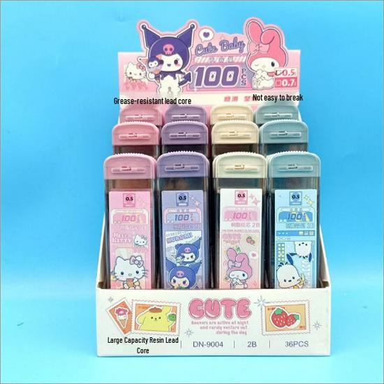 Labubu 0.5mm Large Capacity Cute Cartoon Mechanical Pencil Refills - Durable, Creative Design