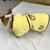 [plum]1PC Dogs Cat Coral Fleece Embroidery Comfortable Pet Bathrobe Clothes