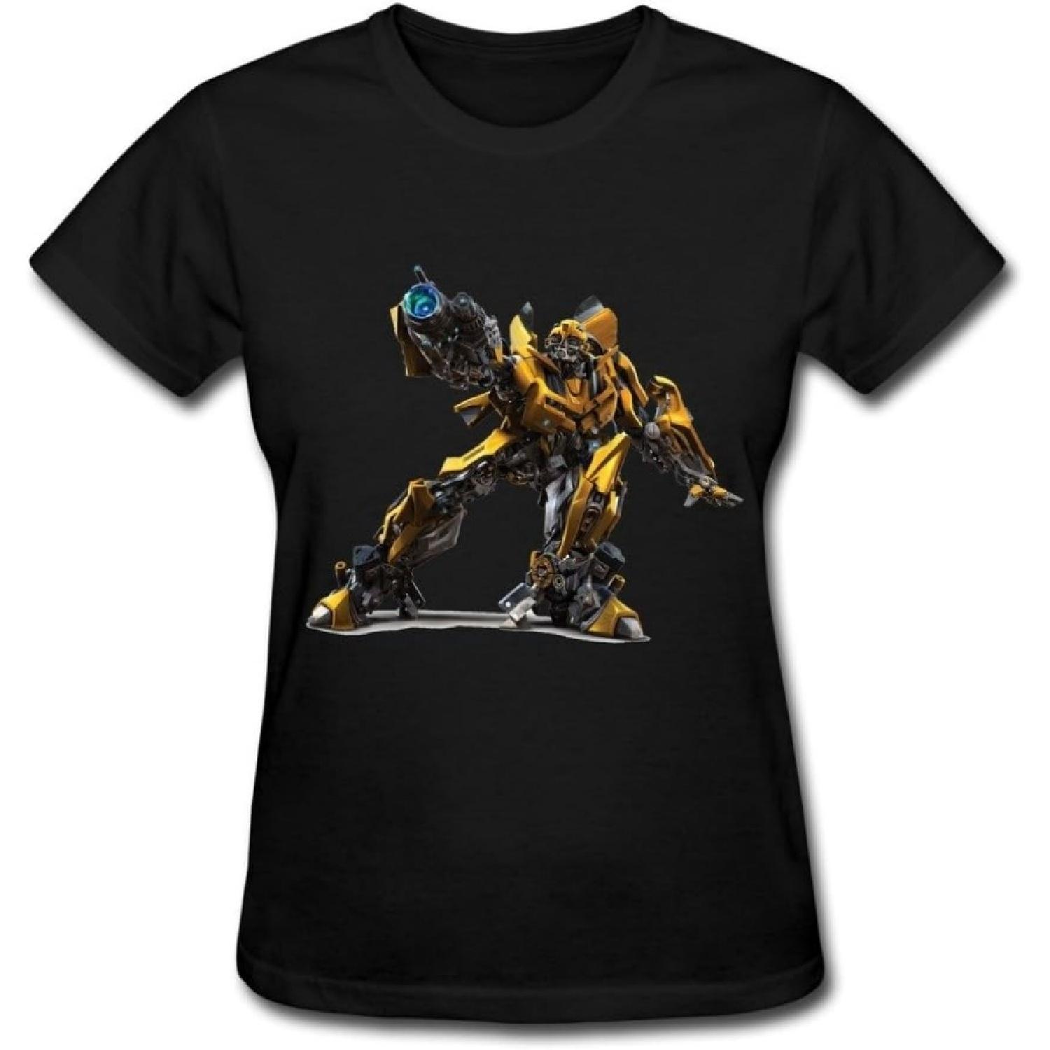 DONVAN Women s Transformers Bumblebee T-shirt L Black XXXXXL разноцветный