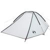 Dome Camping Tent for 4 Persons White & Dark Waterproof