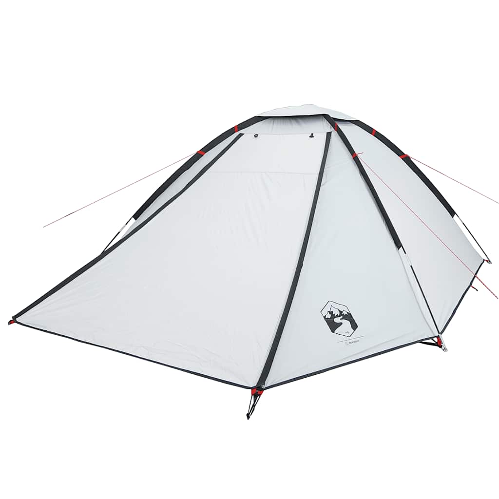 Dome Camping Tent for 4 Persons White & Dark Waterproof