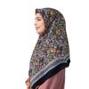 New Malaysian-Style Headscarf For Women 110Cm Square Scarf Versatile Printed Decorative Sun Protection Shawl Summer Bandana Wrap