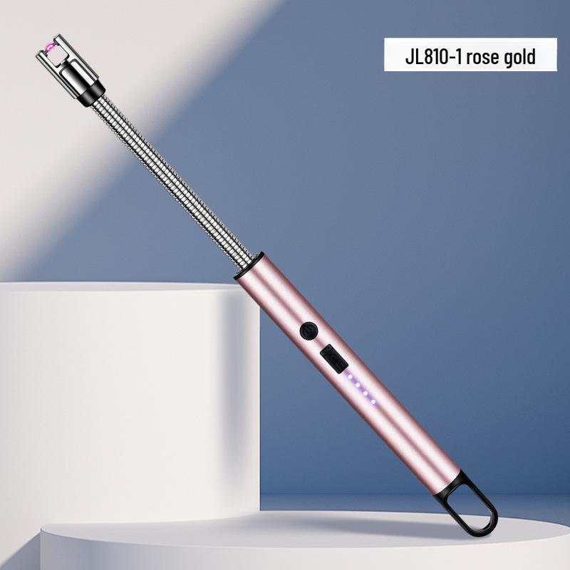 JL810 Elektronischer Zündstab: Verlängertes Gasherd-Zündgerät & Impuls-Ladefeuerzeug