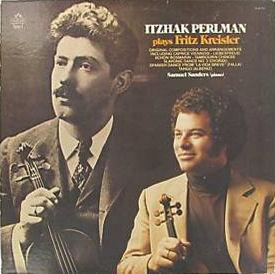 

LP Record ITZHAK PERLMAN - Itzhak Perlman Plays Fritz Kreisler S37171 Angel Records 1976 US Classical Used