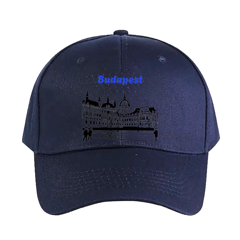 Budapest Parliament Baseball Cap Woman Men Summer Casual Sun Hat Adult Adjustable with Curved Brim Hiking Fishing Hat