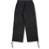 GUBIN Tail Point Cotton Cargo Pants - Black