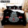 New Merry Christmas 3D Printed Bedding Set Duvet Covers Pillowcases Comforter Bedding Set Bedclothes Bed Linen 21
