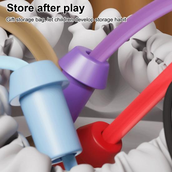 Kids Bear Rope Untangling Game Logic Thinking Focus Training Rope Board Game Parent-children