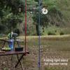 Light Weight Folding Table Light Stand Portable Camping Light Stand Detachable Lamp Holder for Outdoor Camping Lights