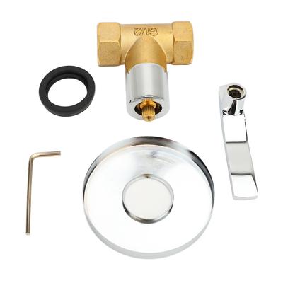 1/2 Angle Valve Copper Leakage Proof Concealed Installation Water Stop Valve for Kitchen Bathroom