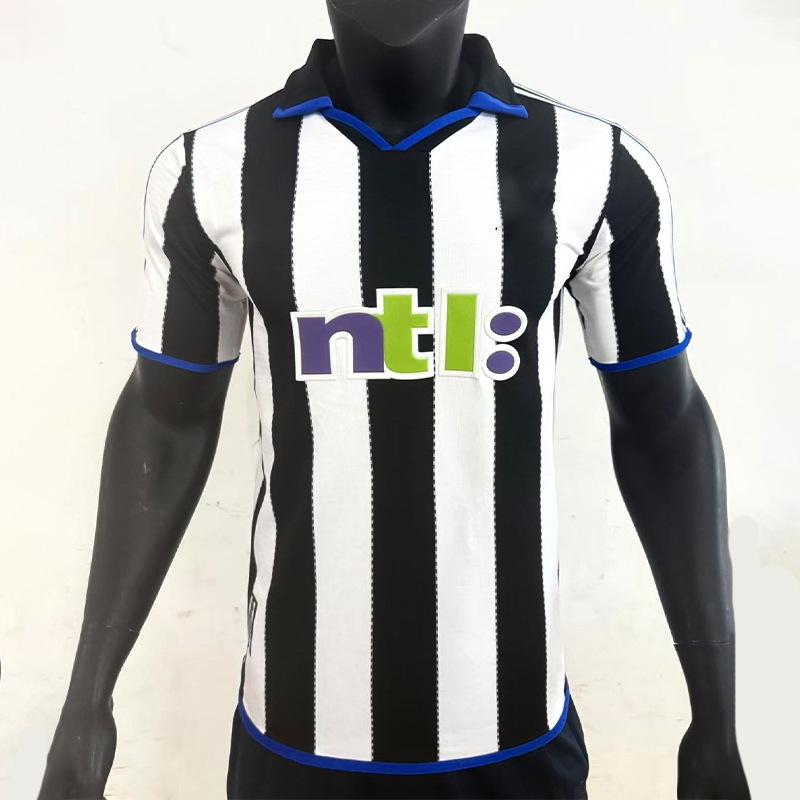 00-01 Newcastle Home Retro Football Jersey Double Extra Large