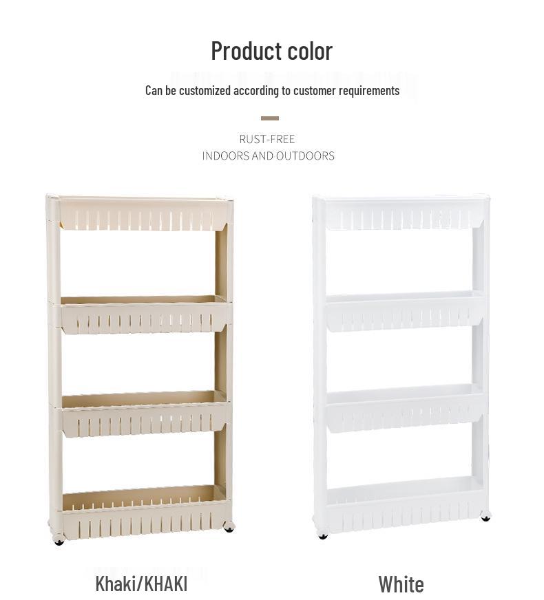 Wang Erniu Kitchen & Bathroom Rolling Crevice Storage Rack
