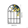 Arched Mirror Arch Window Acrylic Modern Wall Mounted Decorative for Mantel Living Room