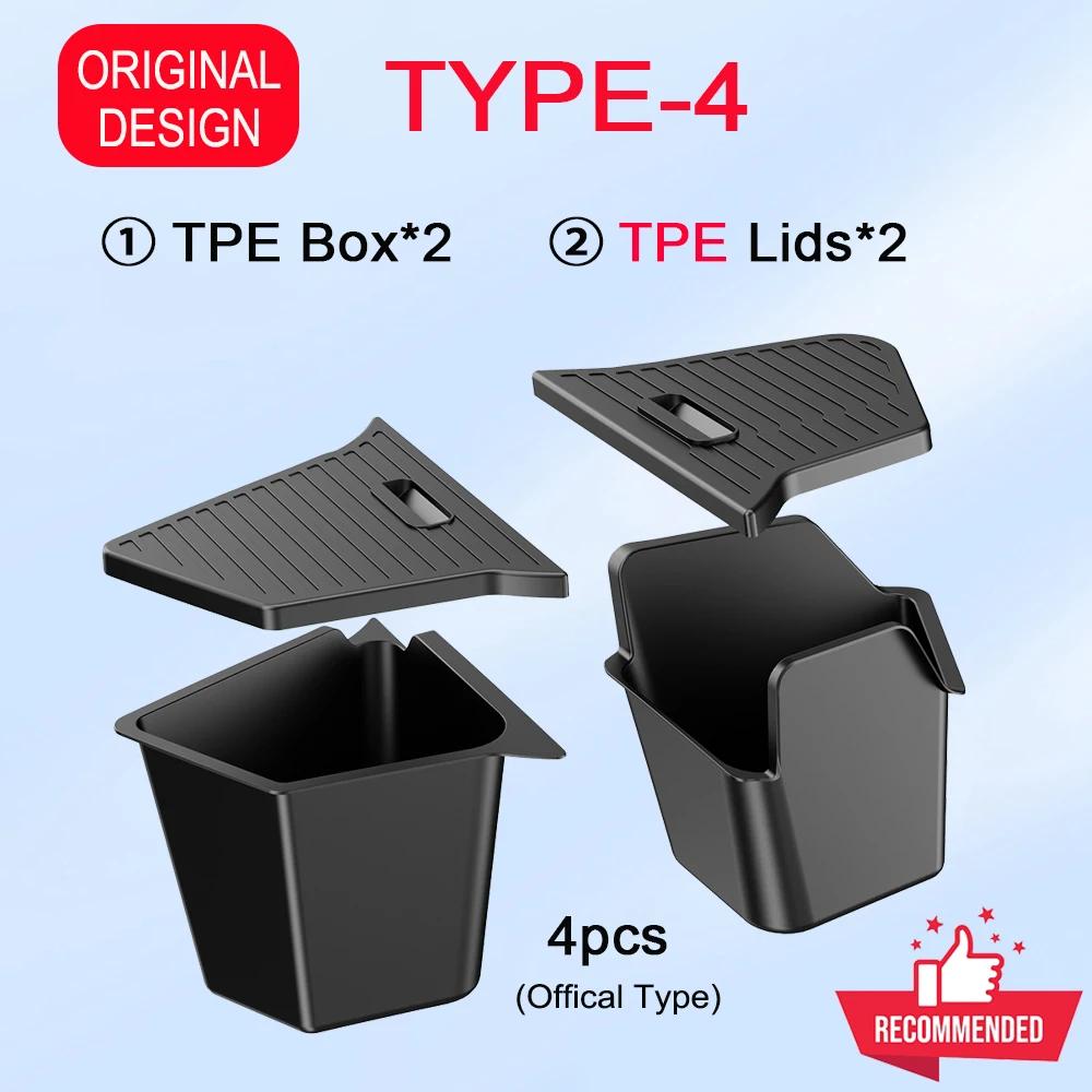 For 2026 2026 Tesla Model Y Trunk Organizer Trunk Storage Bins Rear Trunk Side Storage Box Mats for Model Y Juniper Accessories