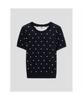 8SECONDS Dot Short Sleeve Pullover Navy