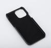 2023 Luxury Pebbled Leather Mobile Back Cover Phone Case With Credit Card Holder Finger Strap for Iphone 14 15 16 Plus Pro Max