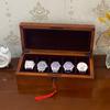 Wrist Watch Collection Cases Transparent Watches Display Box Wooden Watches Storage Safe Case Luxury Watch Organizer Boxes