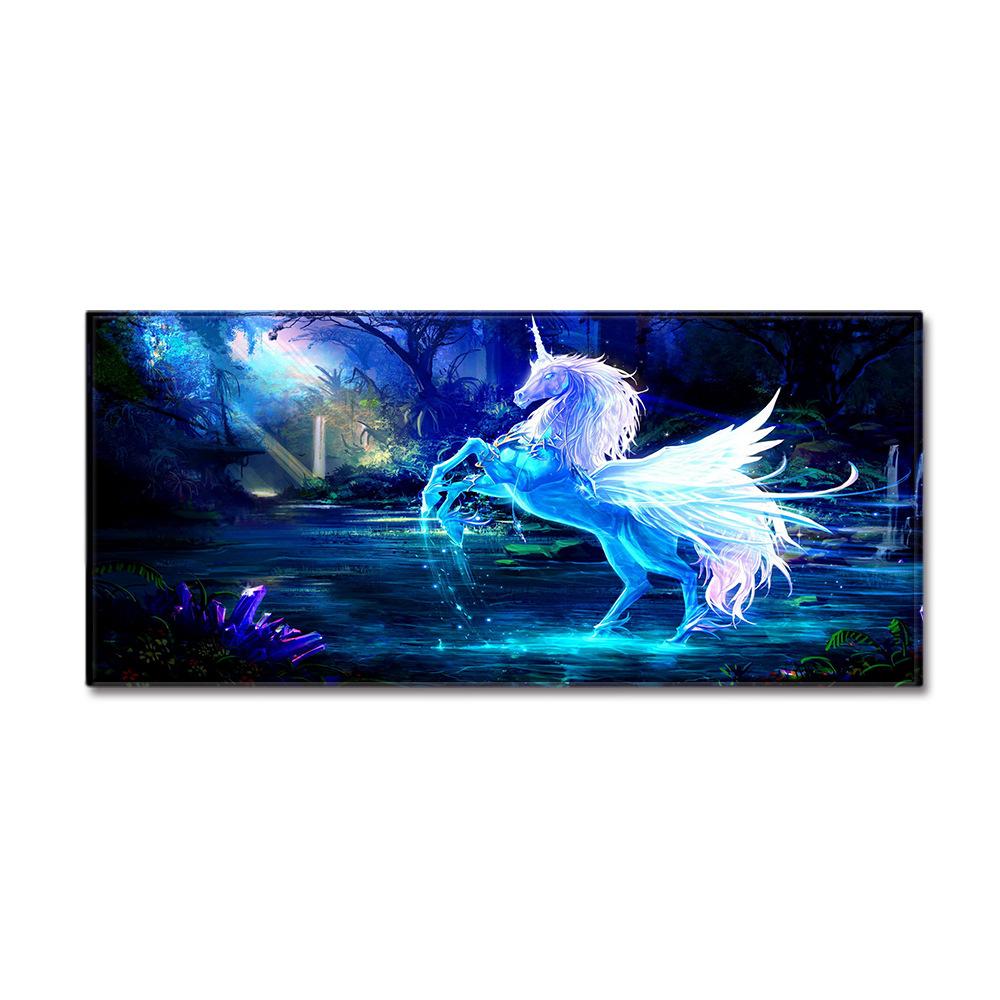 Unicorn Carpet Long Floor Mat Love Theme Doormat
