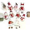 Christmas Plush Snowman Pendant Christmas Tree Hanging Lovely Beautiful Pendant Scene Decorate Christmas Tree Hanging Ornaments