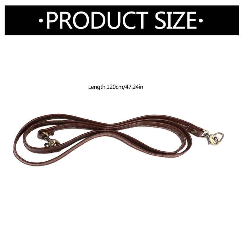 Professional 120cm PU Leather Bag Strap Adjustable Handbag Strap Replacement For Crossbody And Shoulder Bags Accessories