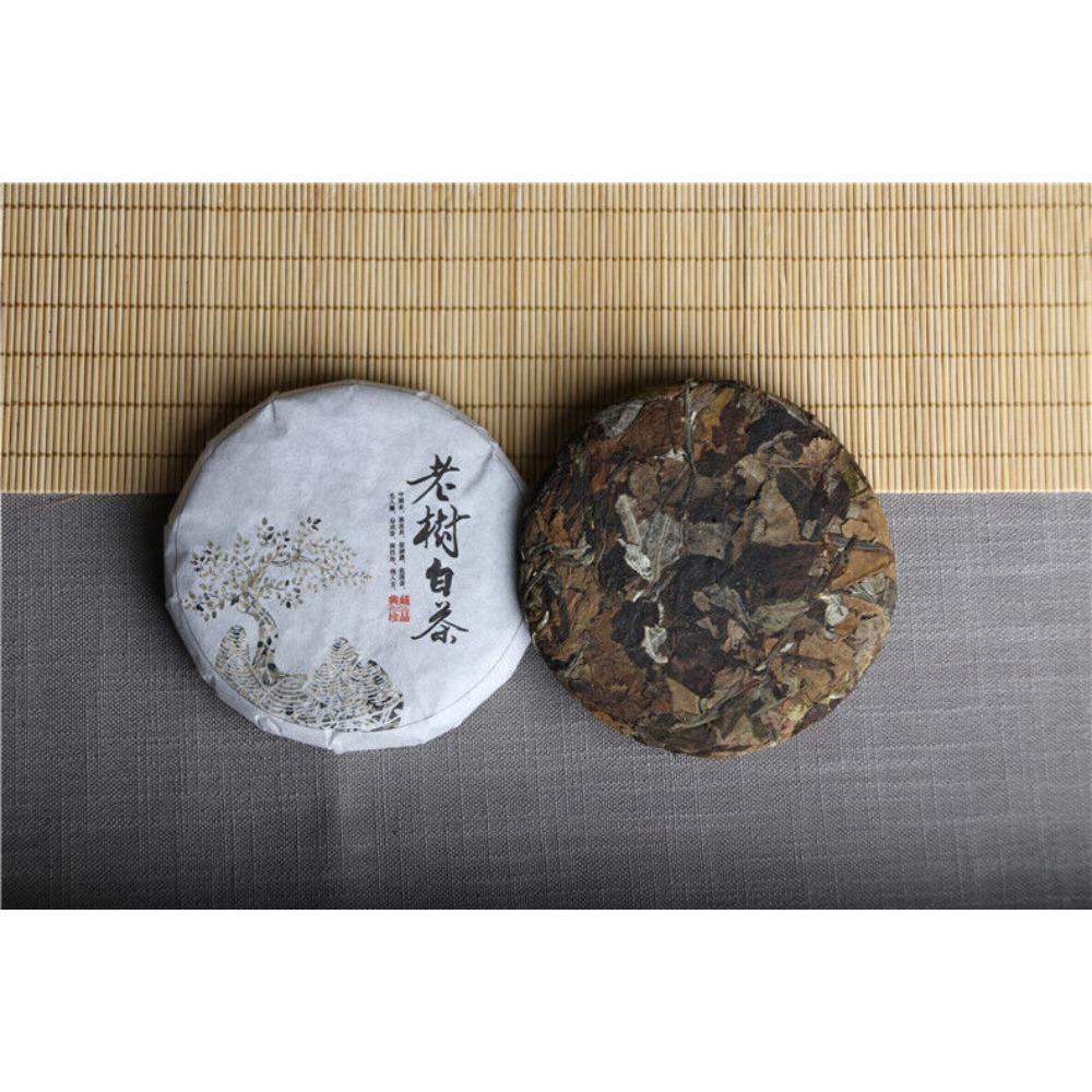 100g Trockenlagerung Alter Baum Weißer Tee Großer Baum Tee Teekuchen Yunnan Weißer Tee