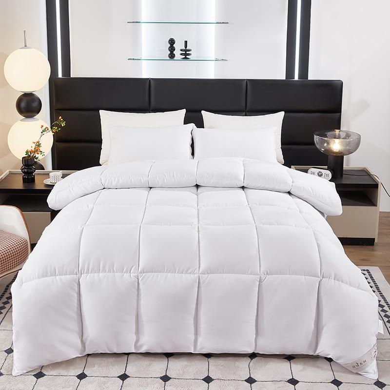 Hotel Style Soy Fibre Goose Down Duvet Bed Velvet Comforter Soft Winter Duvet Very Warm  Quilts Blanket Hotel