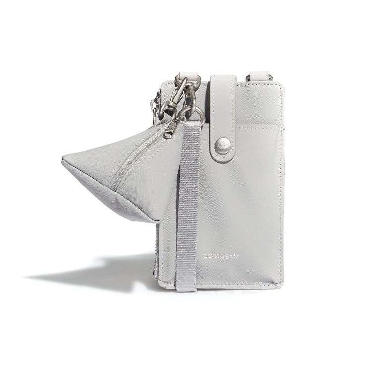 Adidas Originals BV Sacoche Portable Storage PU Crossbody Bag Unisex bags Light-Cyan Gray HD9682 Light Asphalt Gray 19690₽