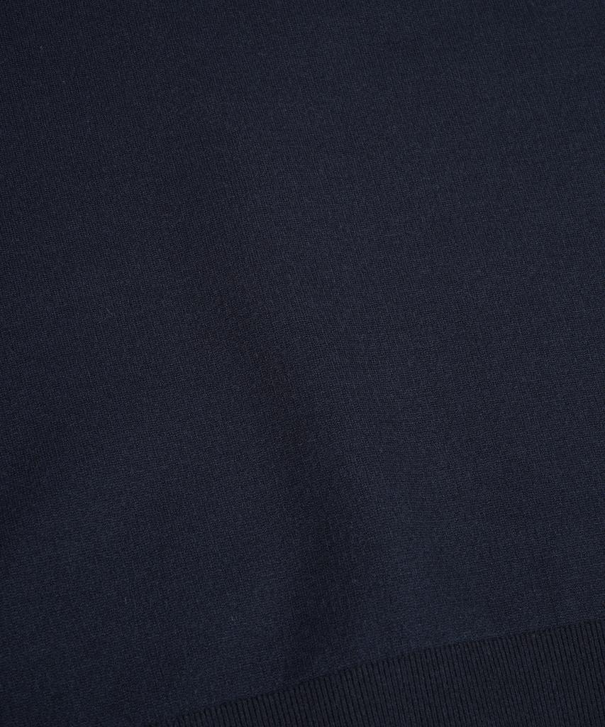BIRBANTE Soft Washable Two-Tone Round Knit - Dark Navy