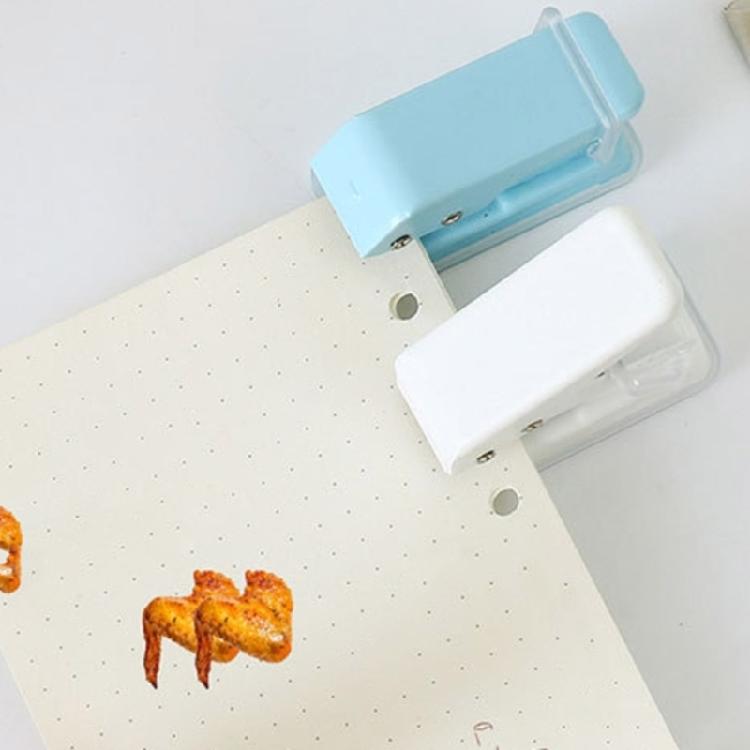 Plastic Hole Puncher For Multi Page Documents Smooth Punching Mechanism Travel Friendly Design Ideal Study Office Tool