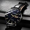 Men's Watch Waterproof Dual Calendar Starry Sky Quartz Luminous New Starry Blue