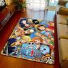 One Piece Carpet Rug Anime Floor Mat Soft Surface Anti Slip Bottom for Living Room Bedroom Decor -QJY