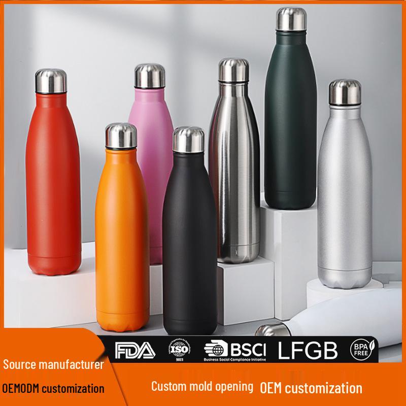 Cross-border 304 Stainless Steel Insulated Water Bottle - Large Capacity Outdoor Sports & Car Cup