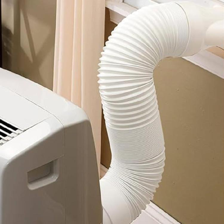 Replacement Duct Extension Pipe Flexible Air Conditioner Exhaust Hose Accessories Pipe Connector Threaded Tube