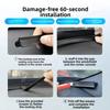 1.6m Car Dashboard Sealing Strip Noise Sound Insulation Rubber Strips Front Windshield Gap Strip Auto Universal Seal Accessories