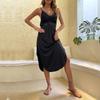 Summer Women's Sexy Lace Splicing Suspender Dress