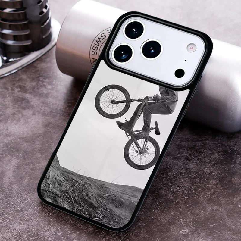 Mountain Biking MTB Phone Case for iPhone 17 16 15 Pro Max Air 14 13 12 11 Plus Shockproof Capa Cover
