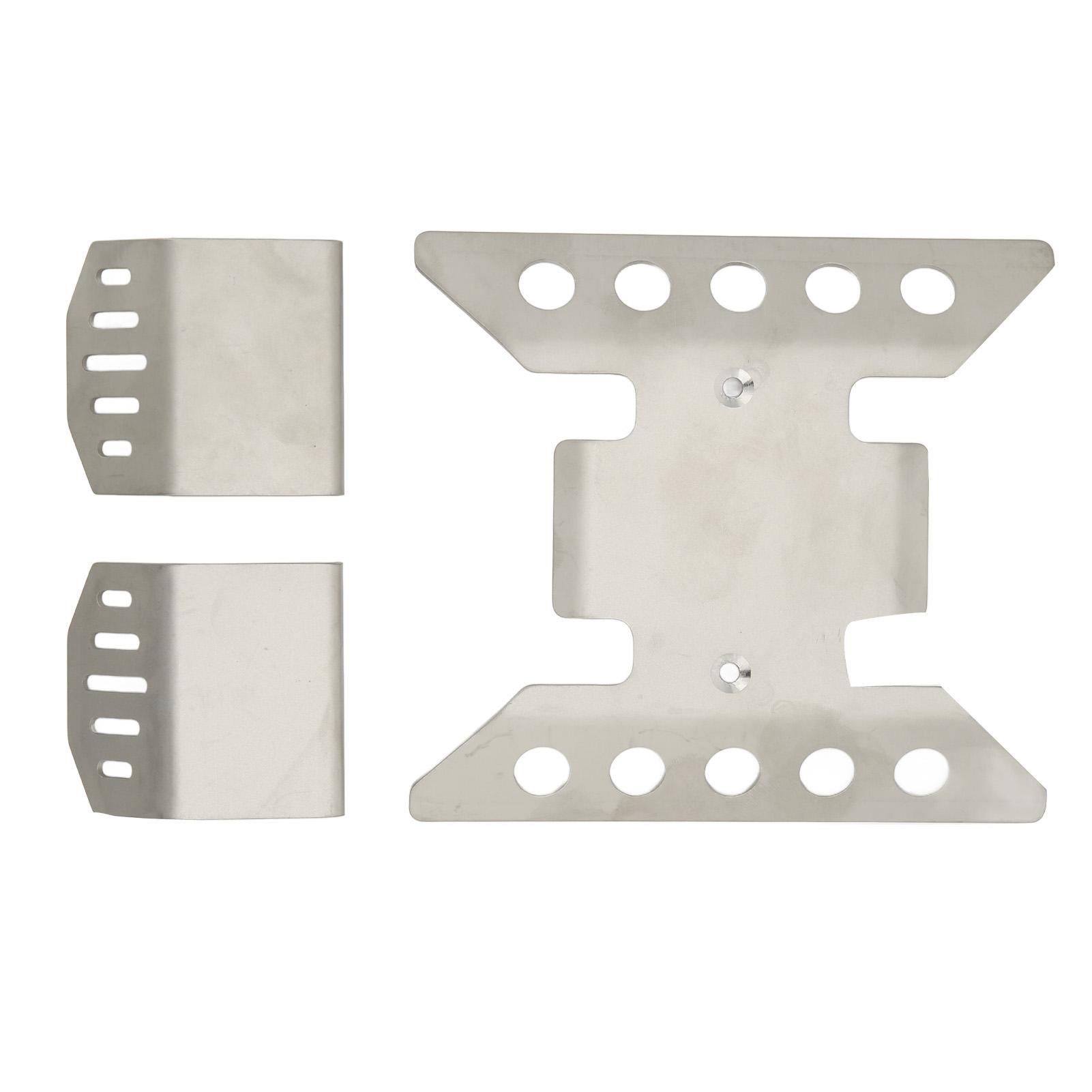 

Chassis Armor Stainless Steel Skid Plate Axle Protector for Axial 1/6 Scx6 AXI05000 RC Car Upgrade Parts