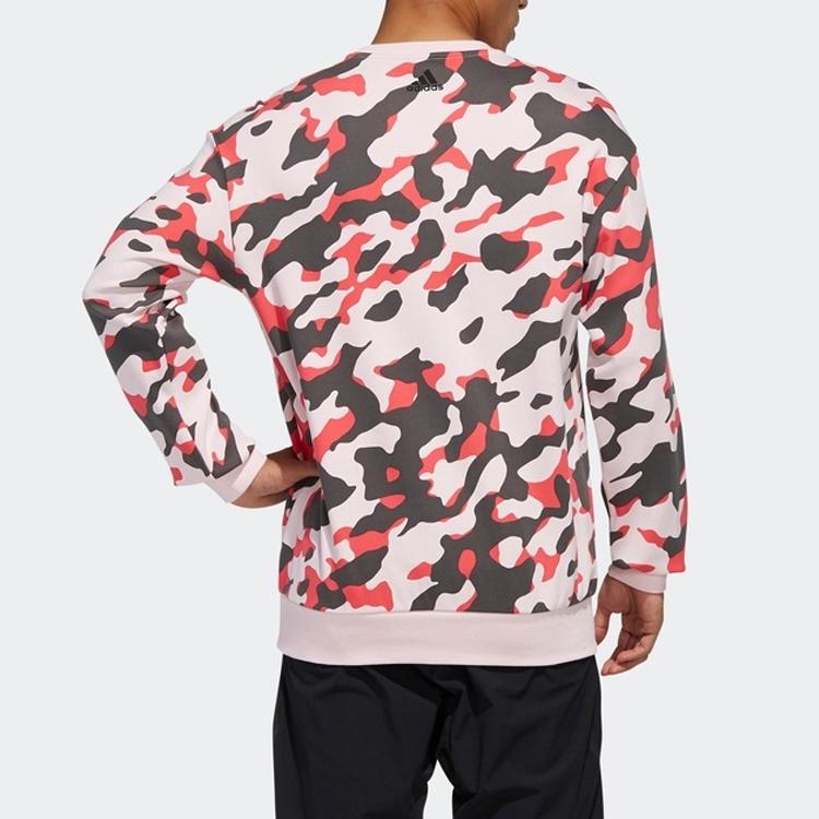 Adidas U2 GFX CS Long Sleeve Camouflage Printed Casual Sweatshirt Men Sweatshirt FJ0185