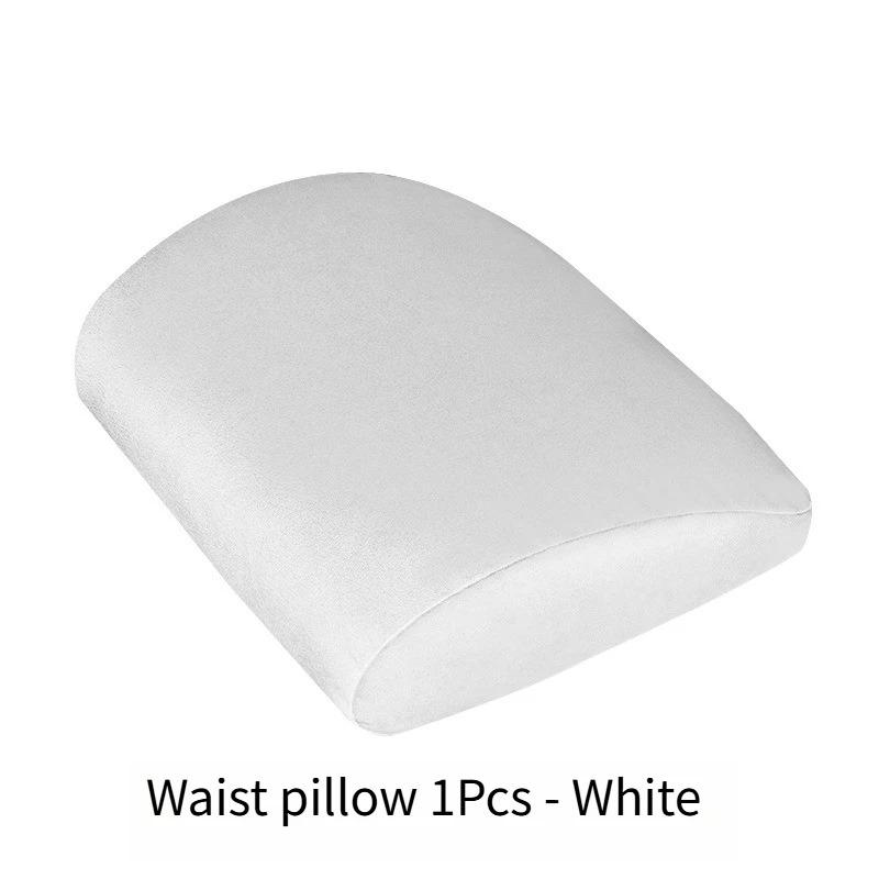 For Tesla Model 3/Y Car Neck Pillow Memory Cotton Protective Lumbar Support Backrest Relieves Pressure Car Headrest Assesories